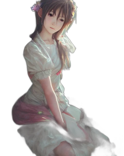dress, crown, staff, face transparent PNG cut-out