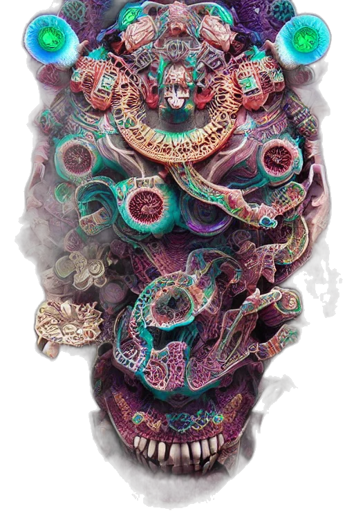 mask, jewelry, crown, face, concept art, fantasy art, 3d render, photorealistic transparent PNG cut-out