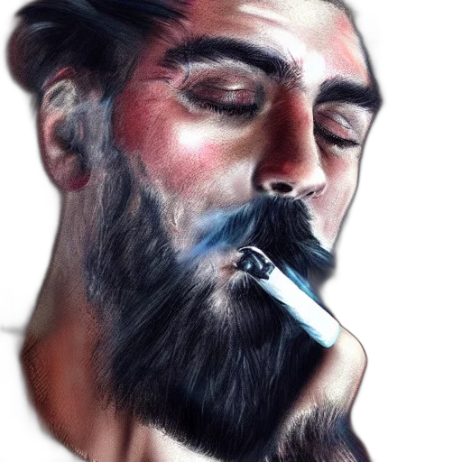 face, mask, dragon, animal, watercolor, photorealistic, oil painting, fantasy art transparent PNG cut-out