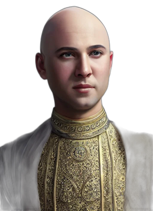 face, staff, crown, jewelry transparent PNG cut-out