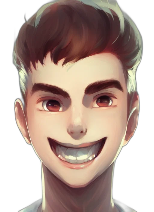 face, staff, cartoon, concept art, photorealistic, fantasy art, white, young transparent PNG cut-out