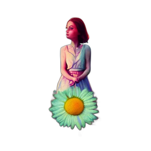 flower, jewelry, dress, staff transparent PNG cut-out