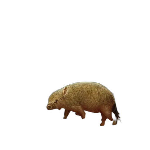 animal, creature, food, hair, 3d render, concept art, pixel art, photorealistic transparent PNG cut-out