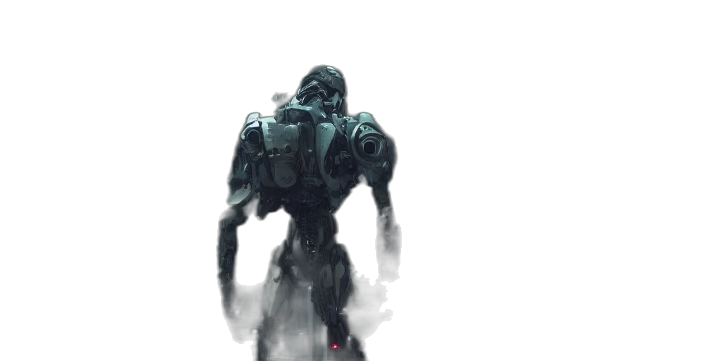 robot, weapon, creature, concept art transparent PNG cut-out