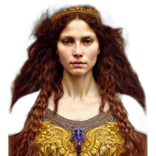 crown, face, jewelry, fantasy art transparent PNG cut-out