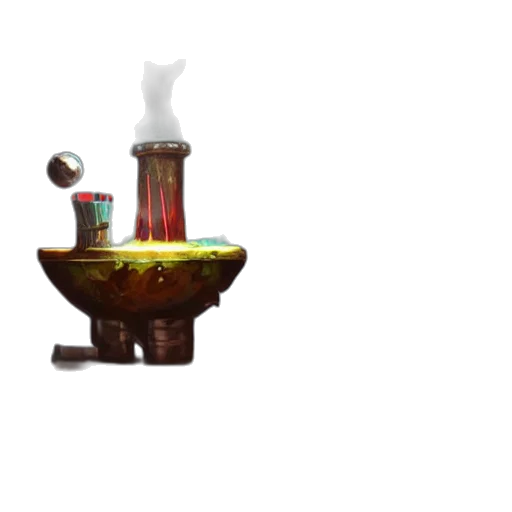 bottle, furniture, crown, food, 3d render, concept art, pixel art, photorealistic transparent PNG cut-out