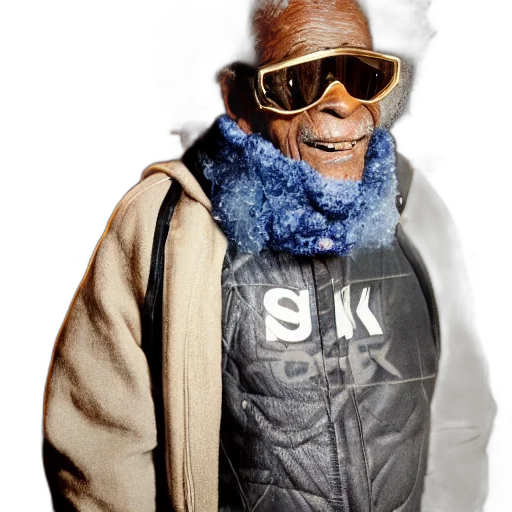 jacket, face, mask, 3d render, photorealistic, far, shot, year transparent PNG cut-out