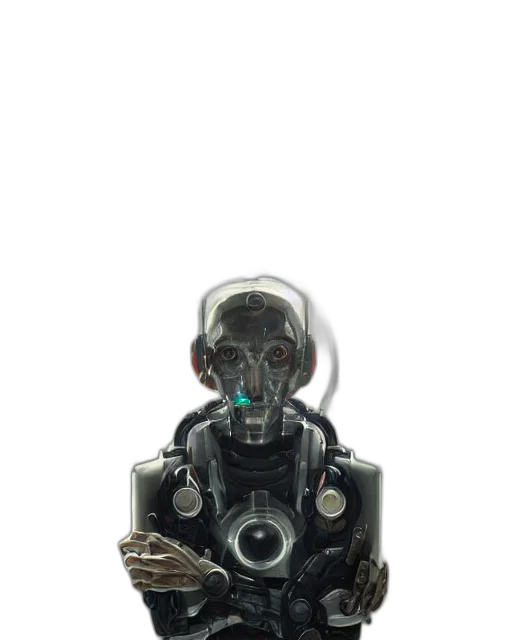robot, mask, face, creature transparent PNG cut-out