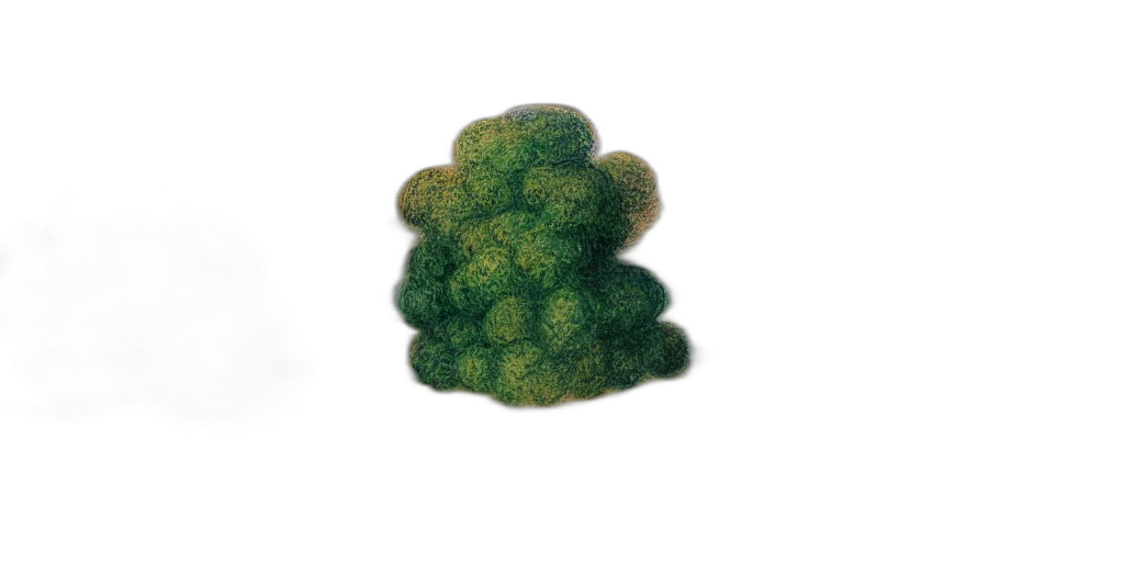 tree, crown, hair, food, 3d render, photorealistic, pixel art, concept art transparent PNG cut-out