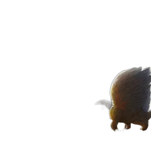 creature, dragon, animal, hair transparent PNG cut-out
