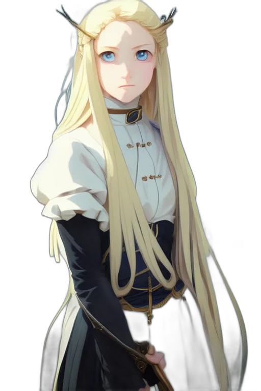 staff, crown, dress, face transparent PNG cut-out