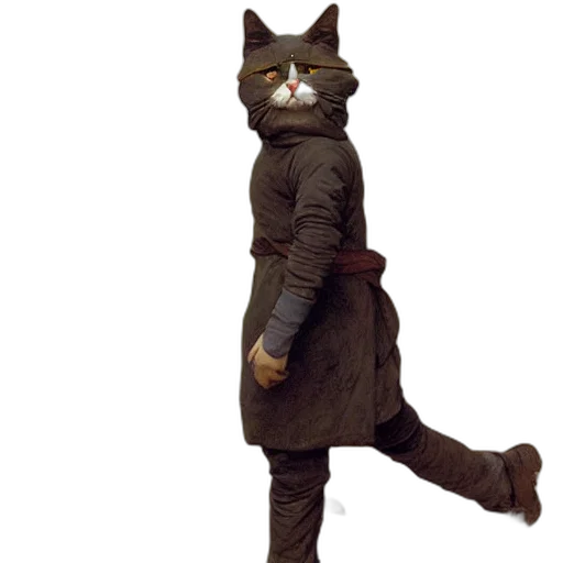 staff, animal, creature, jacket transparent PNG cut-out