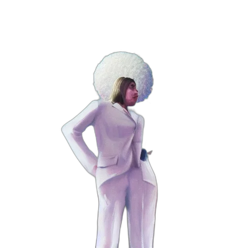staff, jacket, hat, dress, concept art, 3d render, pixel art, cartoon transparent PNG cut-out