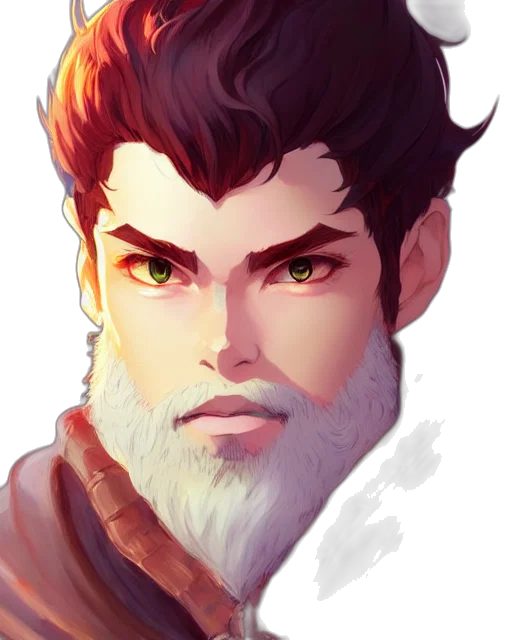 face, dragon, fantasy art, anime, concept art, photorealistic, red, golden transparent PNG cut-out