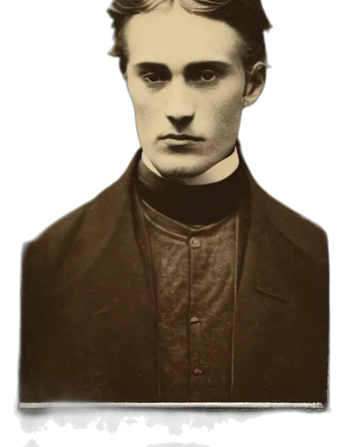 face, staff, jacket, animal, photorealistic, tintype, photo, dmitri transparent PNG cut-out
