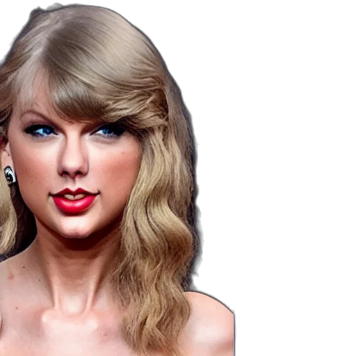 photorealistic, 3d render, cartoon, concept art, taylor, swift, takes, selfie transparent PNG cut-out