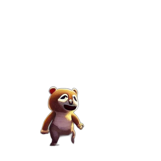 animal, creature, staff, concept art, pixel art, 3d render, earth tones, tom transparent PNG cut-out
