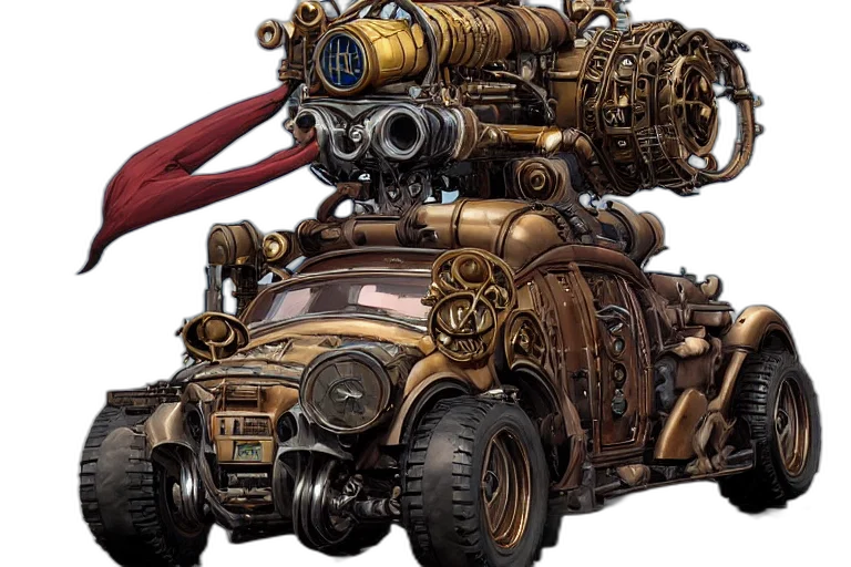 robot, car, weapon, concept art transparent PNG cut-out