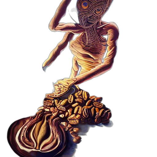 dress, mask, jewelry, creature transparent PNG cut-out