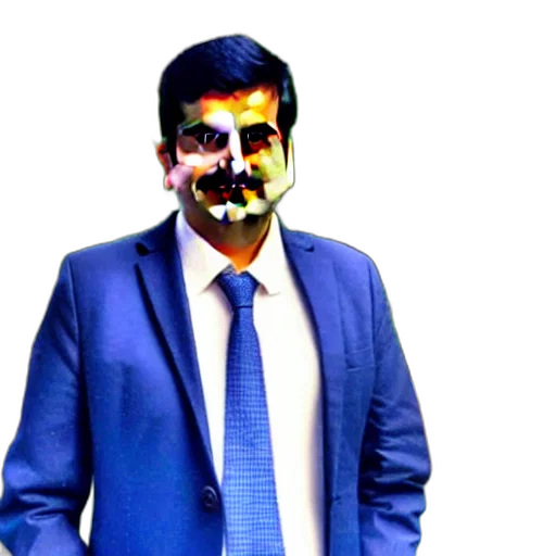 staff, mask, face, animal, cartoon, 3d render, photorealistic, oil painting transparent PNG cut-out