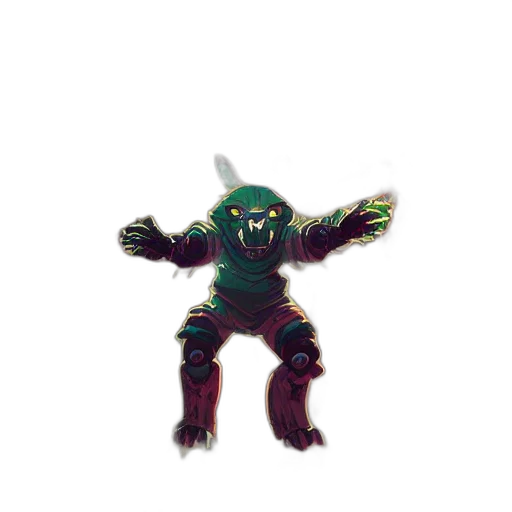 creature, robot, mask, animal, concept art, 3d render, pixel art, fantasy art transparent PNG cut-out