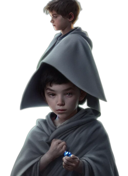 jacket, staff, hat, face, concept art, 3d render, fantasy art, photorealistic transparent PNG cut-out