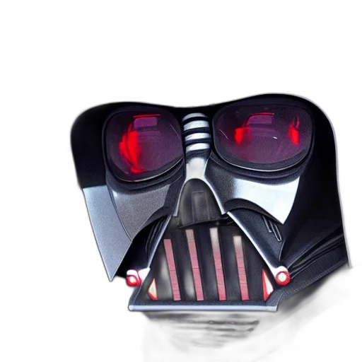 mask, concept art, 3d render, photorealistic, comic book art, portrait, darth, vader transparent PNG cut-out
