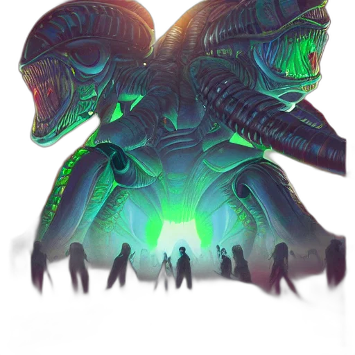 creature, robot, dragon, animal transparent PNG cut-out