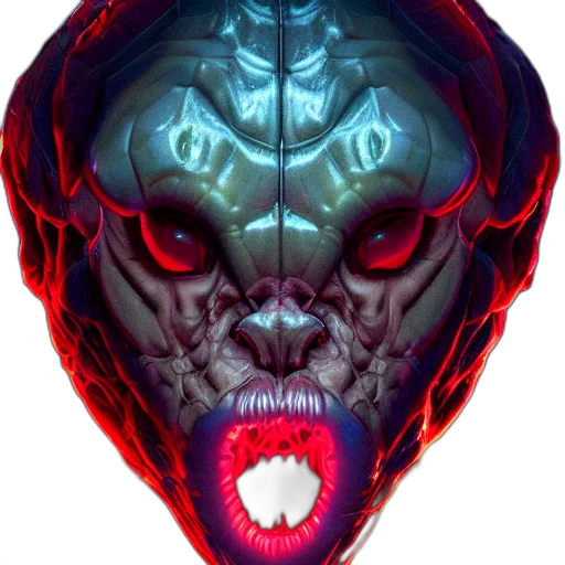 mask, face, creature, robot transparent PNG cut-out
