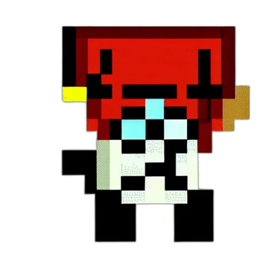 robot, staff, weapon, creature transparent PNG cut-out