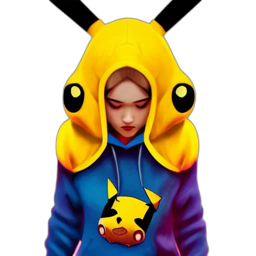jacket, face, dress, pixel art transparent PNG cut-out