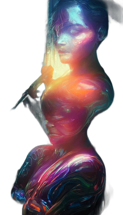 sword, dress, staff, face transparent PNG cut-out