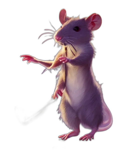animal, staff, weapon, creature, concept art, photorealistic, watercolor, fantasy art transparent PNG cut-out