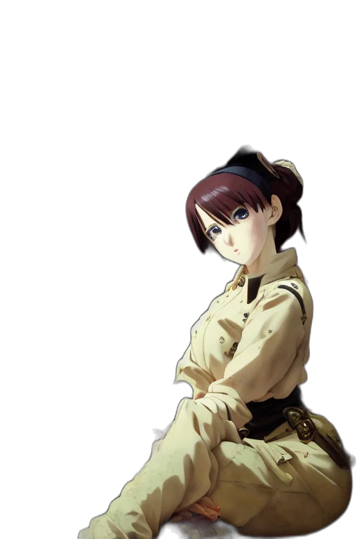 staff, dress, jacket, weapon, anime, concept art, pixel art, photorealistic transparent PNG cut-out