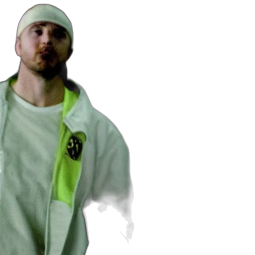 jacket, staff, concept art, outer space, green, pink, jesse, pinkman transparent PNG cut-out