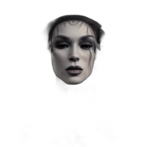 face, mask, robot, creature transparent PNG cut-out