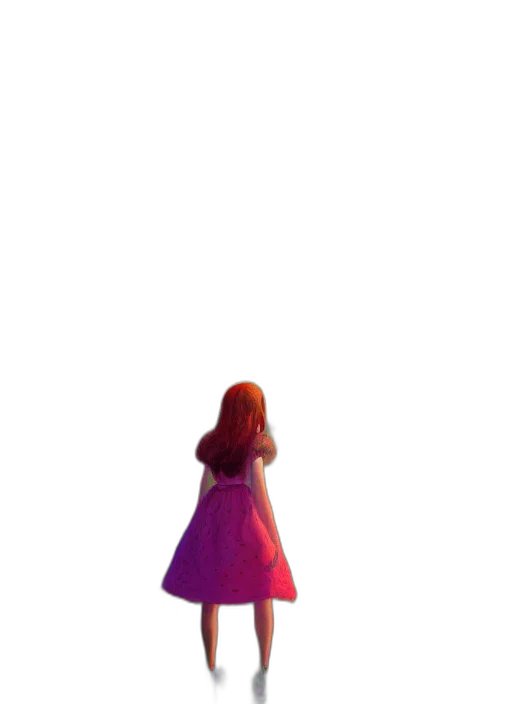 dress, bottle, crown, hair transparent PNG cut-out