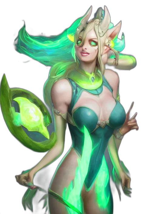 staff, dragon, mask, fantasy art transparent PNG cut-out