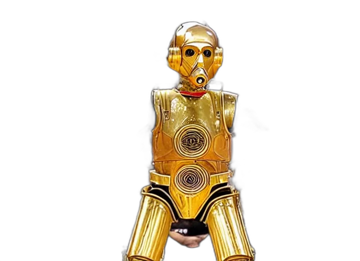 robot, staff, mask, concept art transparent PNG cut-out