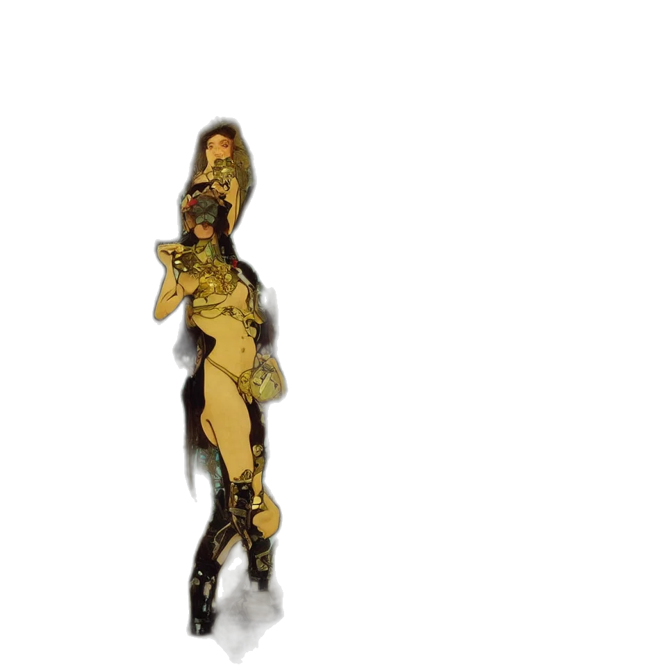 staff, robot, jewelry, weapon, 3d render, concept art, pixel art, fantasy art transparent PNG cut-out