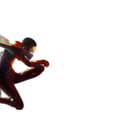 staff, weapon, concept art, 3d render transparent PNG cut-out