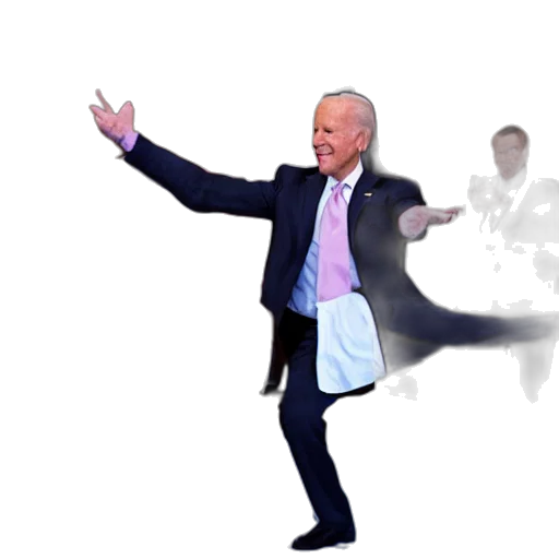 jacket, creature, umbrella, vaporwave, concept art, joe, biden, ballerina transparent PNG cut-out
