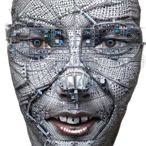 mask, face, robot, jewelry, cyberpunk, 3d render, photorealistic, concept art transparent PNG cut-out