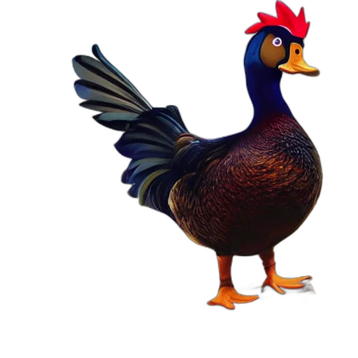 animal, creature, crown, hat, 3d render, photorealistic, concept art, pixel art transparent PNG cut-out