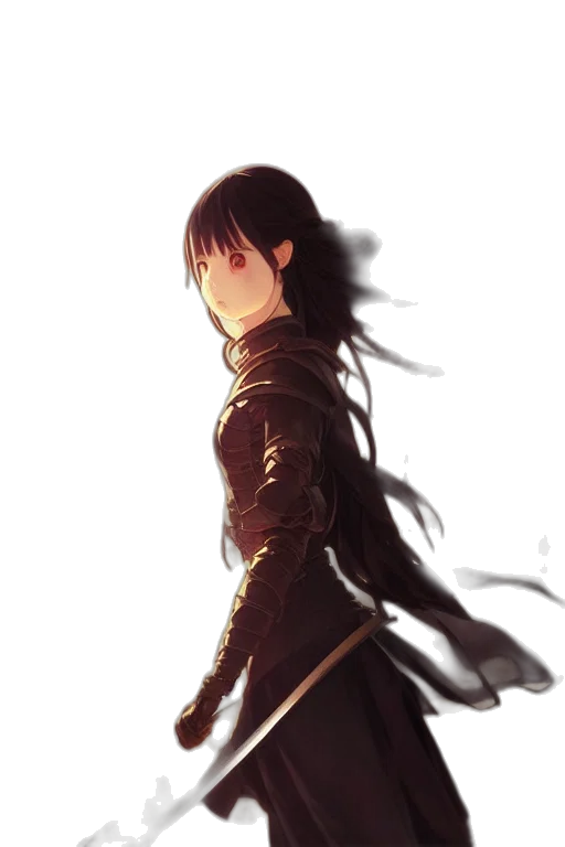 jacket, sword, weapon, staff transparent PNG cut-out