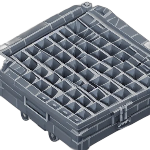 furniture, mech, chest, white, background, isometric, ultra transparent PNG cut-out