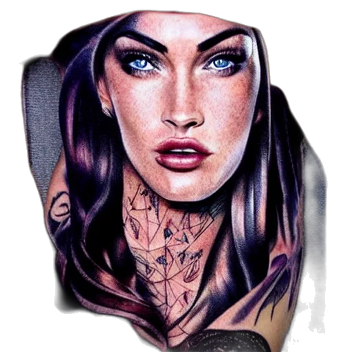 jacket, jewelry, photorealistic, comic book art, fantasy art, cartoon, realistic, tattoo transparent PNG cut-out