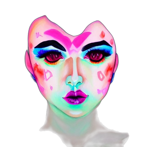 mask, face, creature, robot transparent PNG cut-out
