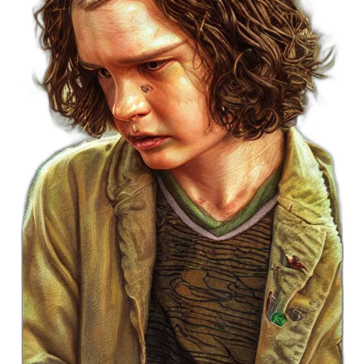 face, jacket, hair, animal, photorealistic, watercolor, comic book art, oil painting transparent PNG cut-out