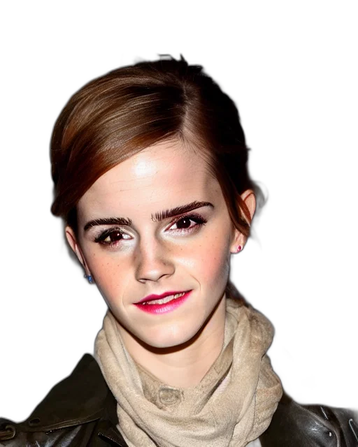 face, jacket, hair, staff transparent PNG cut-out